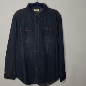 Crazy 8 Denim button Long Sleeve Shirt Sz. 10-12